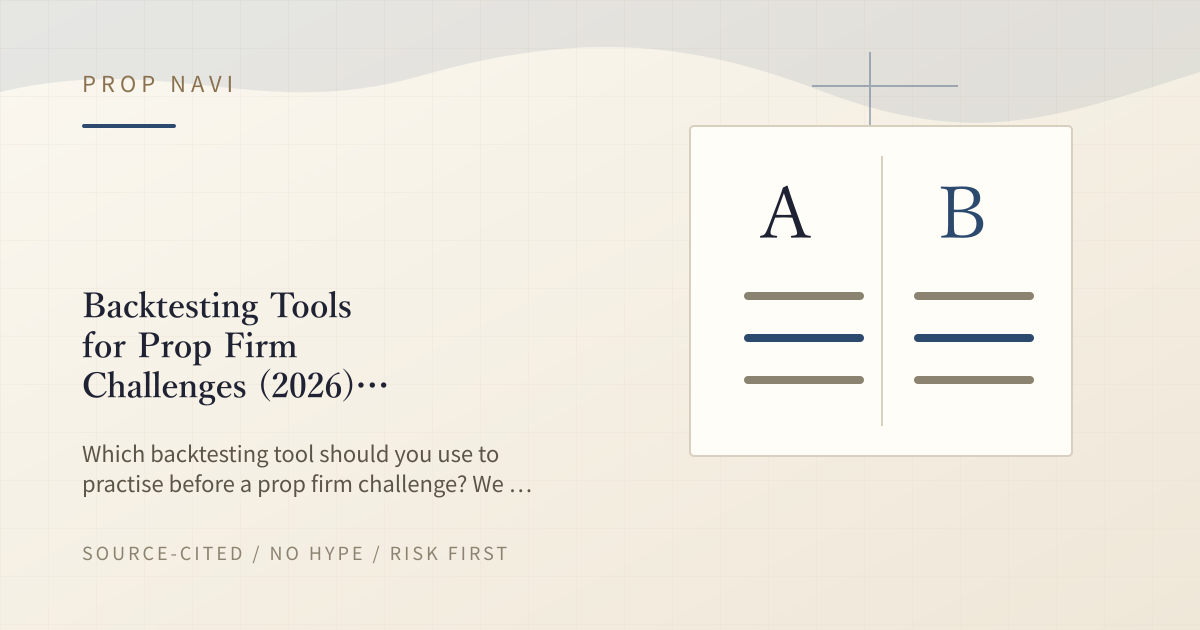 Backtesting Tools for Prop Firm Challenges (2026) — FX Replay, TradingView Bar Replay, Forex Tester