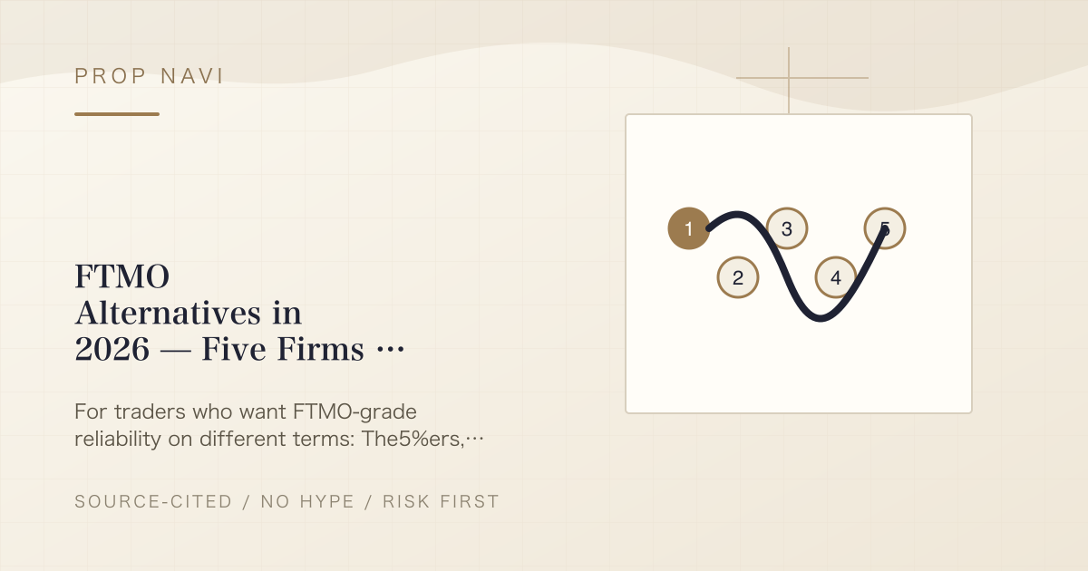 FTMO Alternatives in 2026 — Five Firms Worth Considering and How They Compare