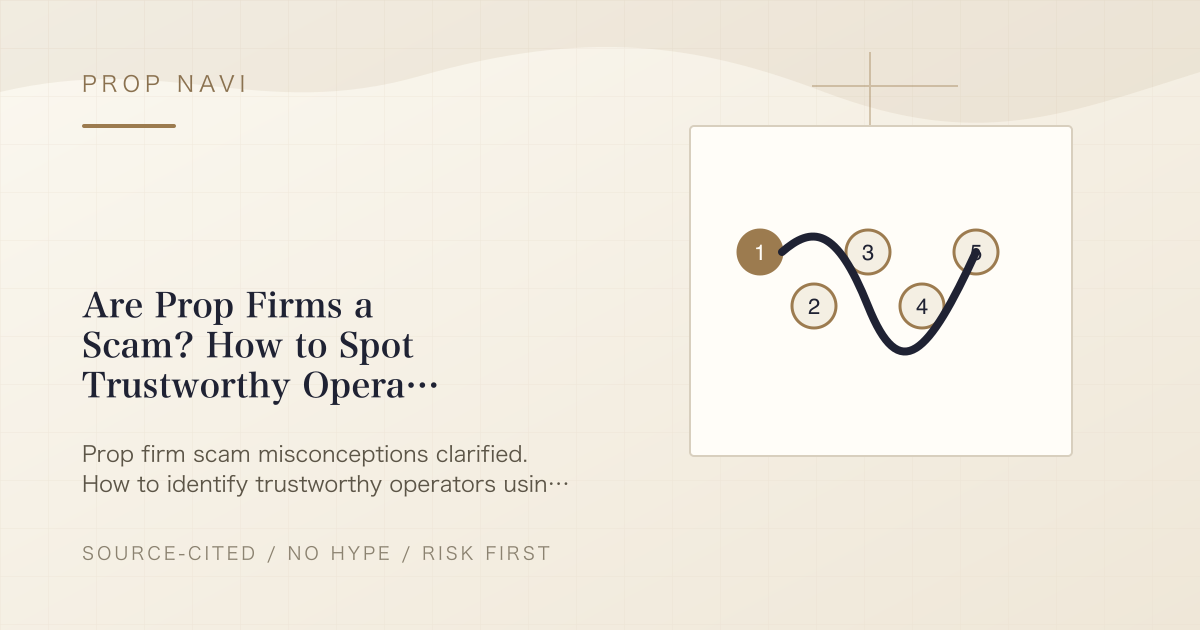 Are Prop Firms a Scam? How to Spot Trustworthy Operators