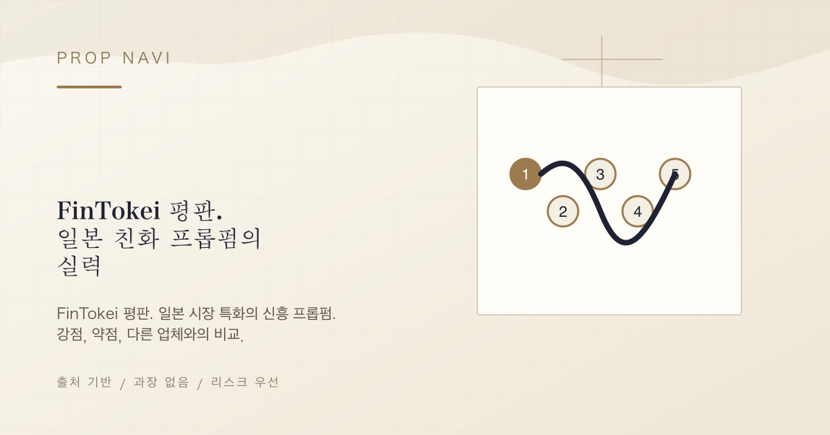 FinTokei 평판. 일본 친화 프롭펌의 실력