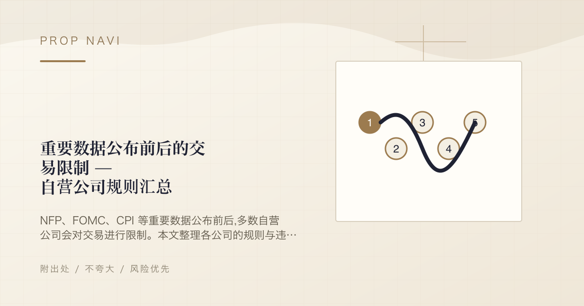 重要数据公布前后的交易限制 — 自营公司规则汇总