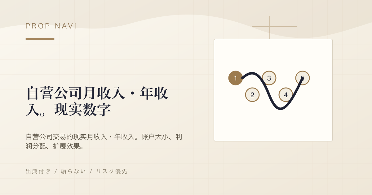 自营公司月收入・年收入。现实数字