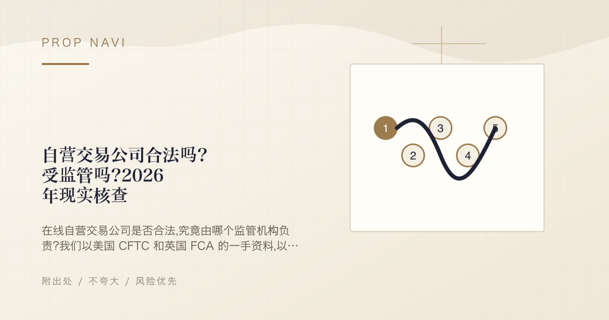 自营交易公司合法吗?受监管吗?2026 年现实核查