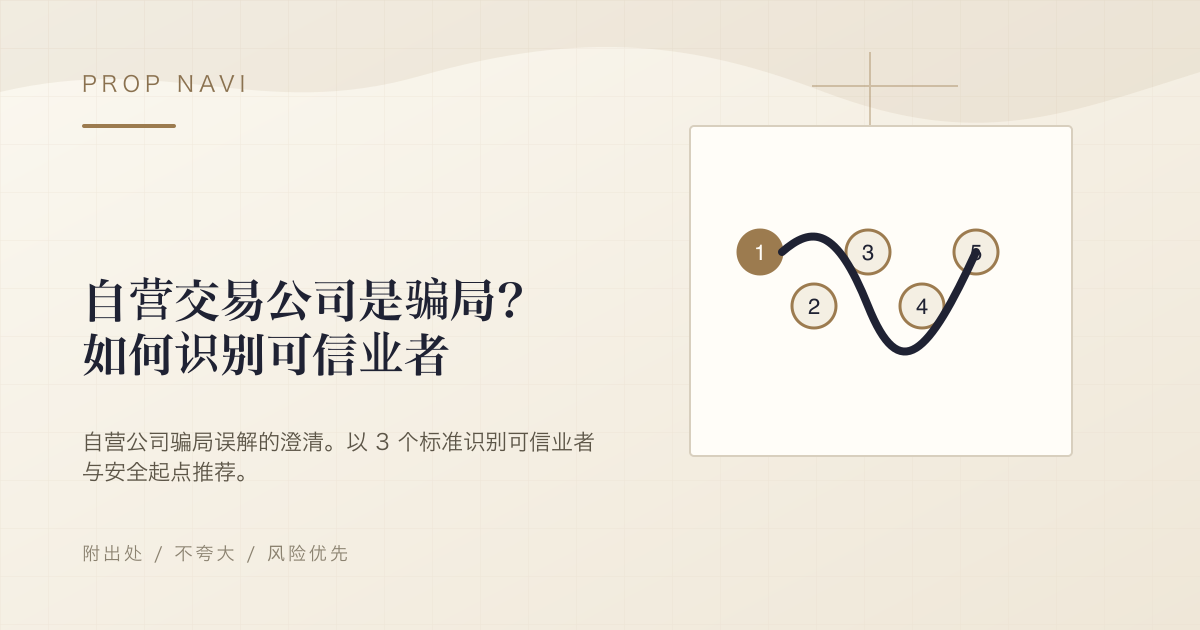 自营交易公司是骗局? 如何识别可信业者