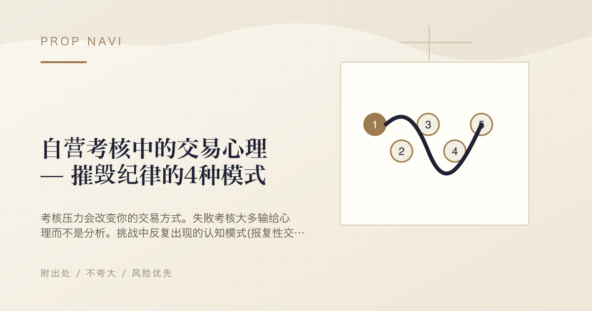 自营考核中的交易心理 — 摧毁纪律的4种模式