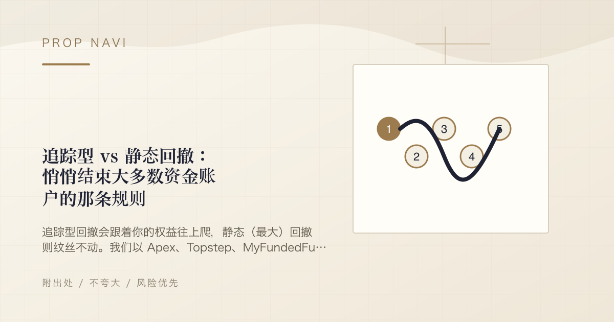 追踪型 vs 静态回撤：悄悄结束大多数资金账户的那条规则